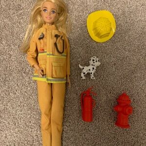 Barbie Firefighter Doll Playset with Accessories